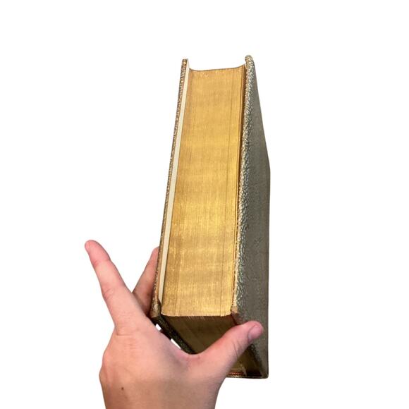 Vtg Holy Bible Torah Jewish Family 1957 Leonard S. Davidow MCM Gold Illustrated - Picture 15 of 16